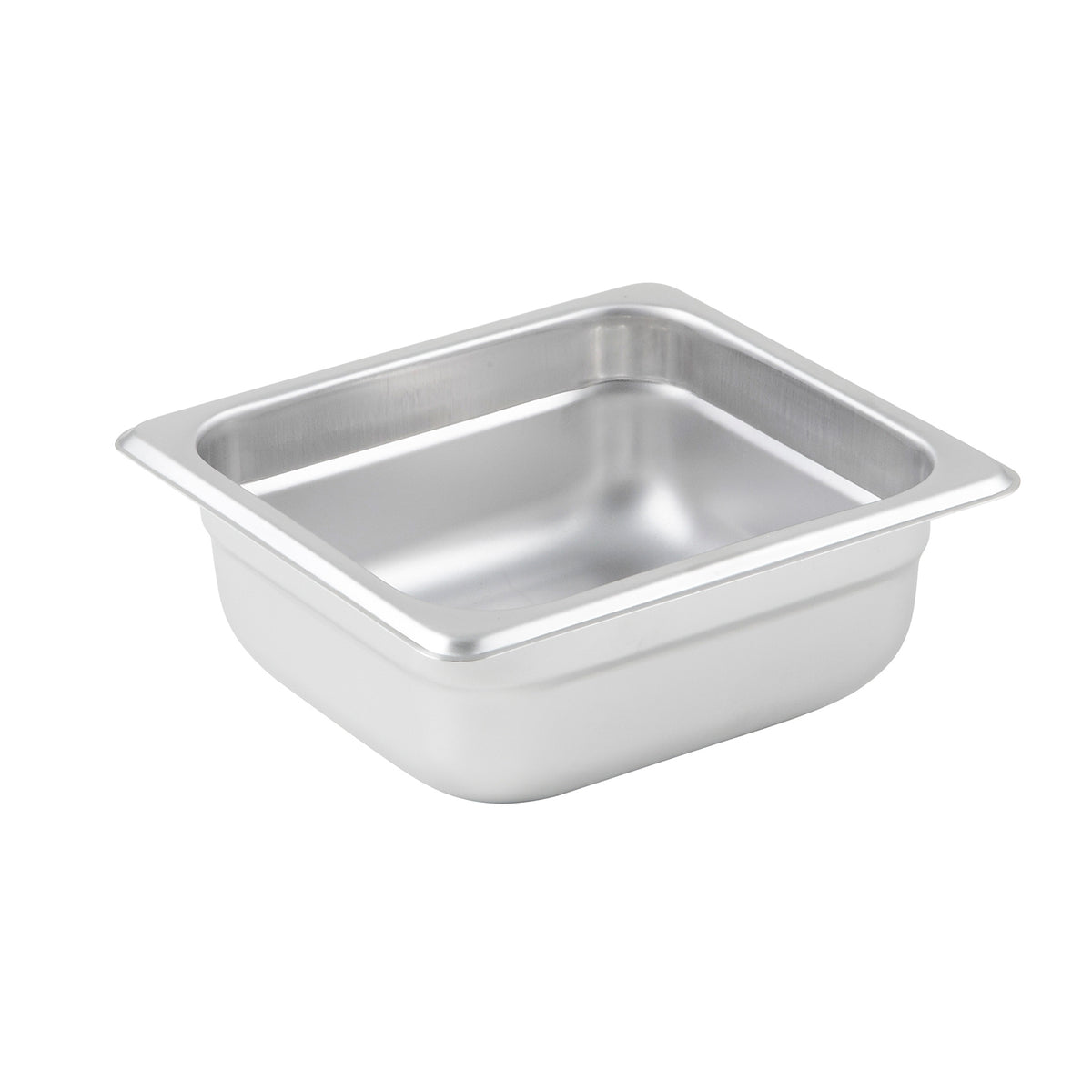 Winco SPJP-602 23 Gauge 2 1/2" 1/6 Size NSF Solid Anti-Jam Steam Table Pan