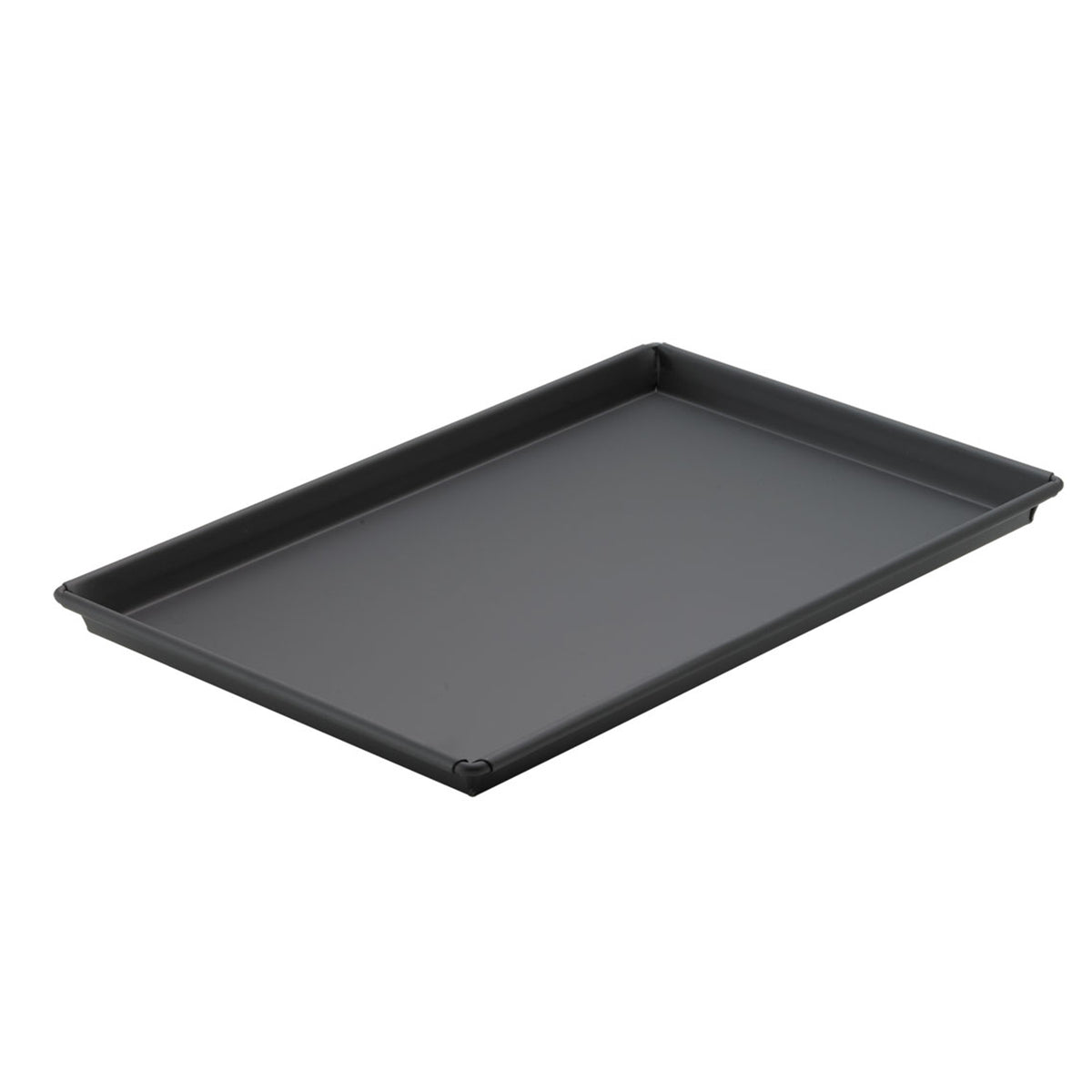 Winco SPP-1218 Tapered Design 12" x 18" Sicilian Pizza Pan, Rectangular, Fully Nesting | steel