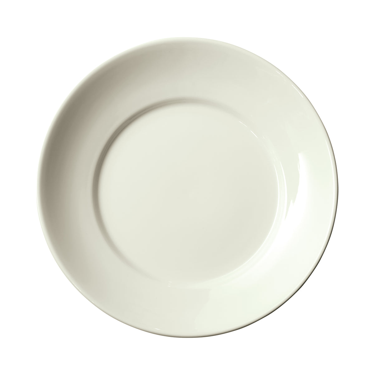 Winco SPR-105-AW China Dinner Plate, 10.5" Round Porcelain, American White - 1 Dozen