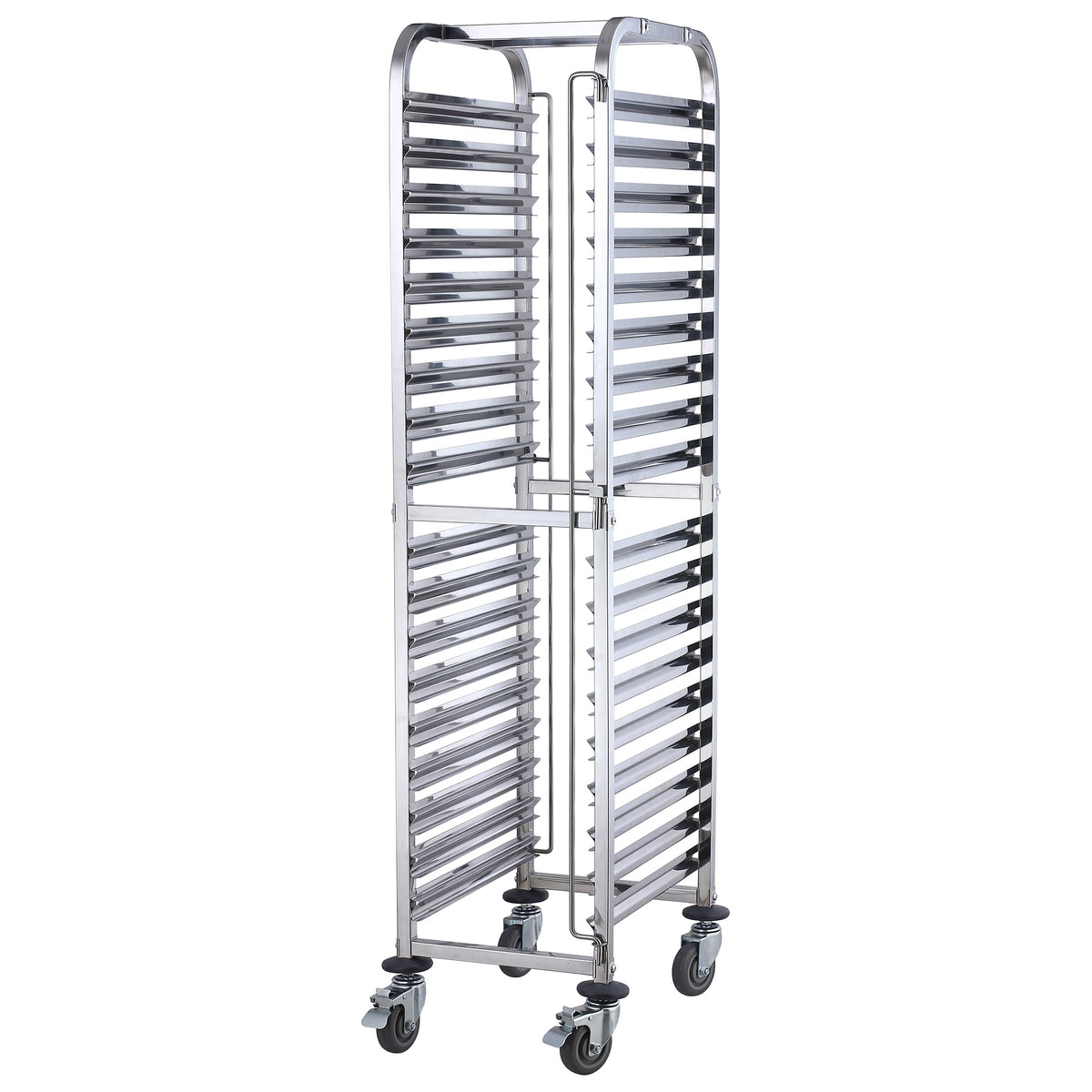 Winco SRK-36 36 Pan Full Size Stainless Steel Steam Table / Food Pan Rack | 21.63" Wide
