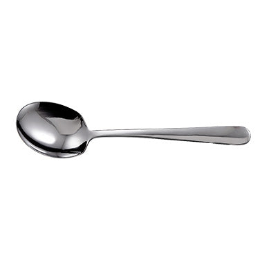 Winco SRS-2 Serving Spoon, 8-5/8" Round Edge, Stainless Steel, 4"-8" Length Range - 1 Dozen