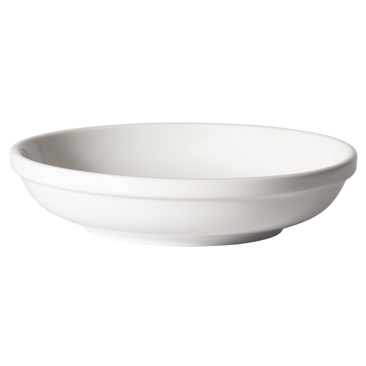 Winco SSB-36 Specialty Salad Bowl, 36 oz, 9.5" Dia x 2.5" H, Round White Porcelain - 1 Dozen
