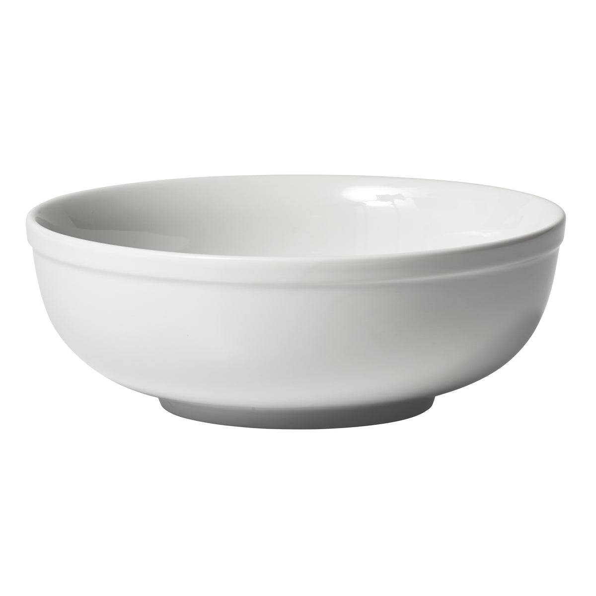 Winco SSB-488 Round Porcelain Soup Bowl, 8.25" Dia x 3.25" H, 48 oz (1.5 qt) White - 1 Dozen