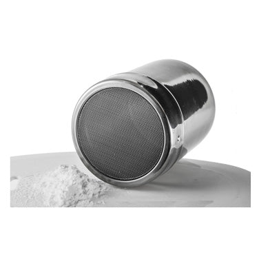Winco SSD-10 10 oz Powdered Sugar Dispenser w/ Plastic Cover, Stainless Steel