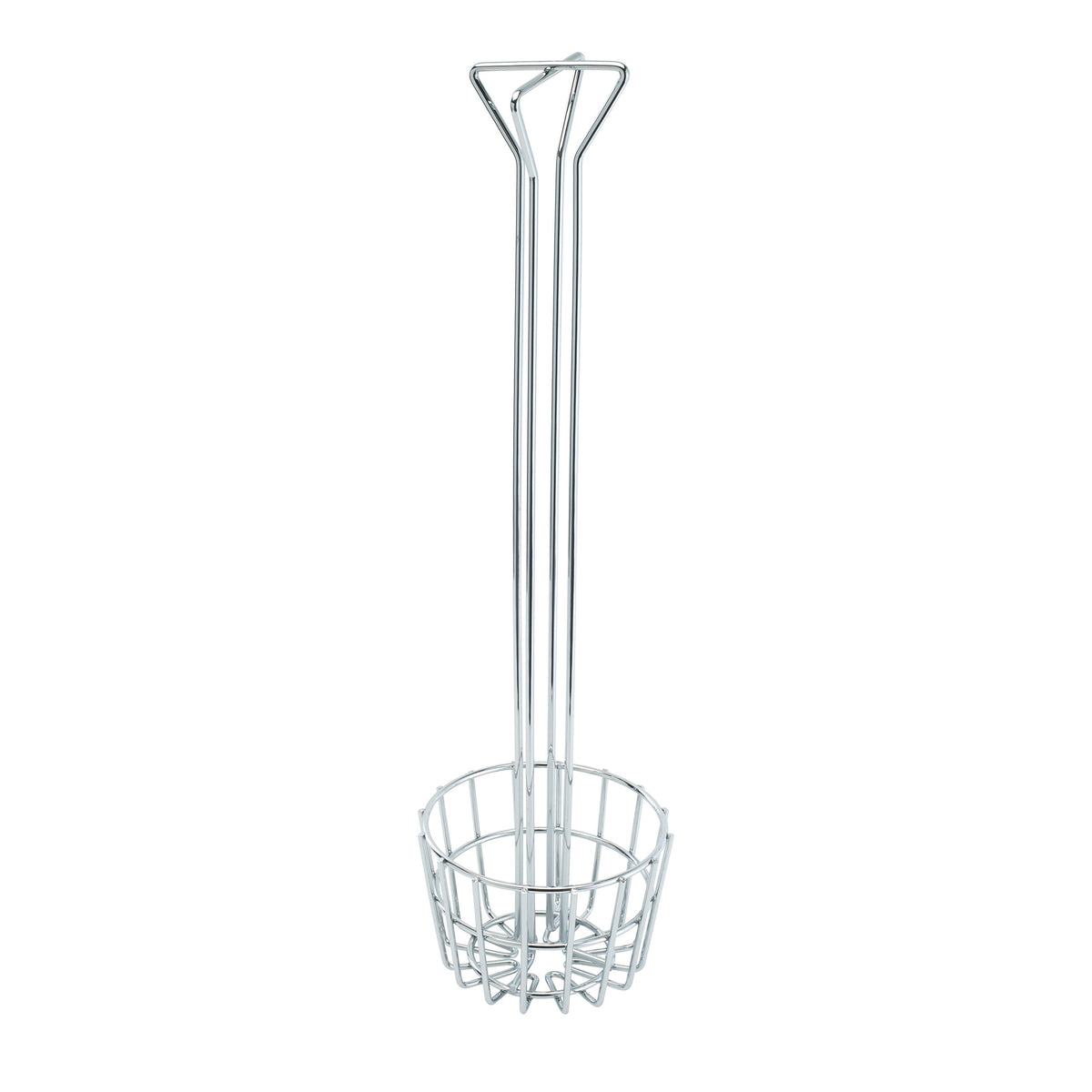 Winco TB-25 Chrome Plated Round Tortilla Shell Fry Basket | aluminum housing