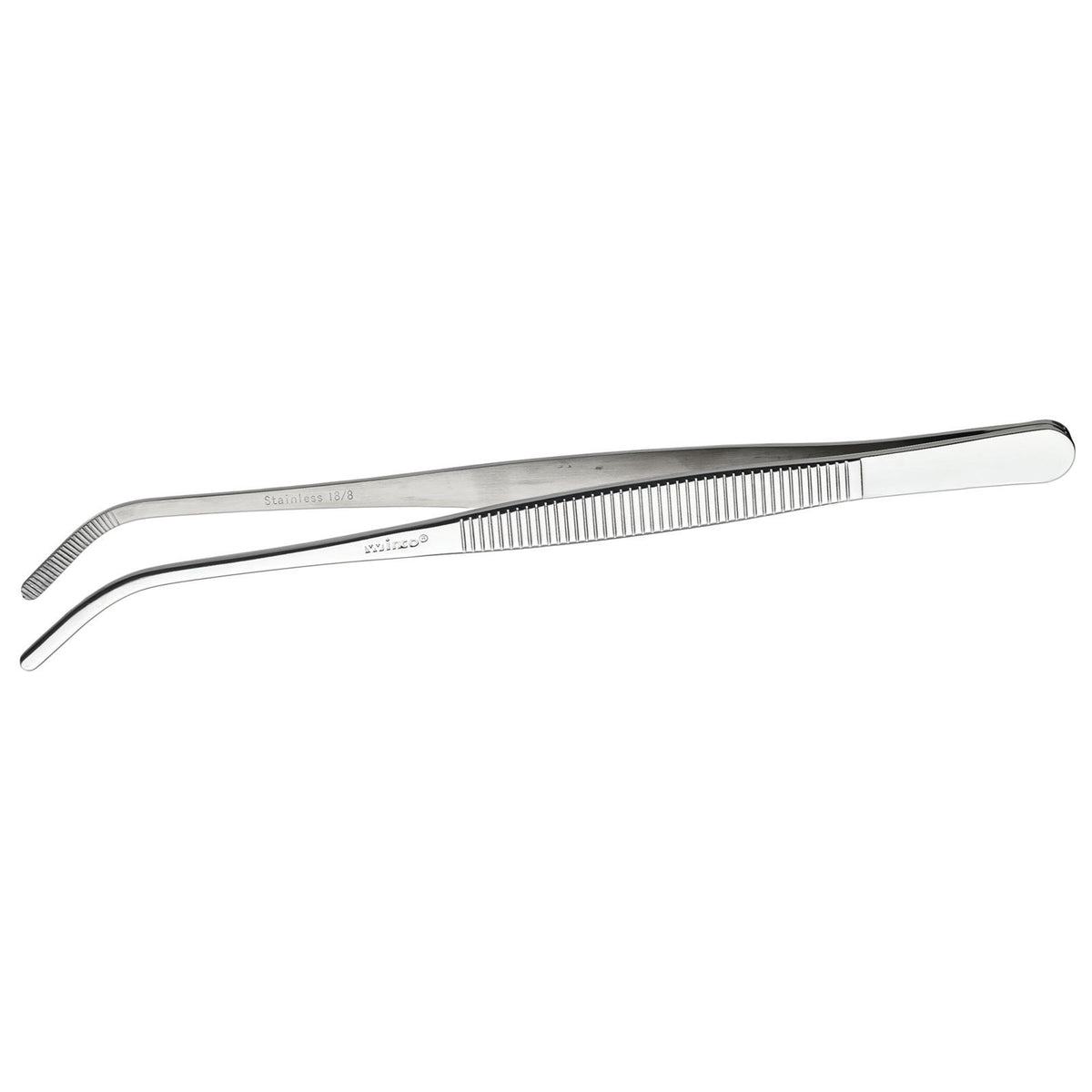 Winco TTG-8C Tweezer Tongs, 8", Curved, Dishwasher Safe