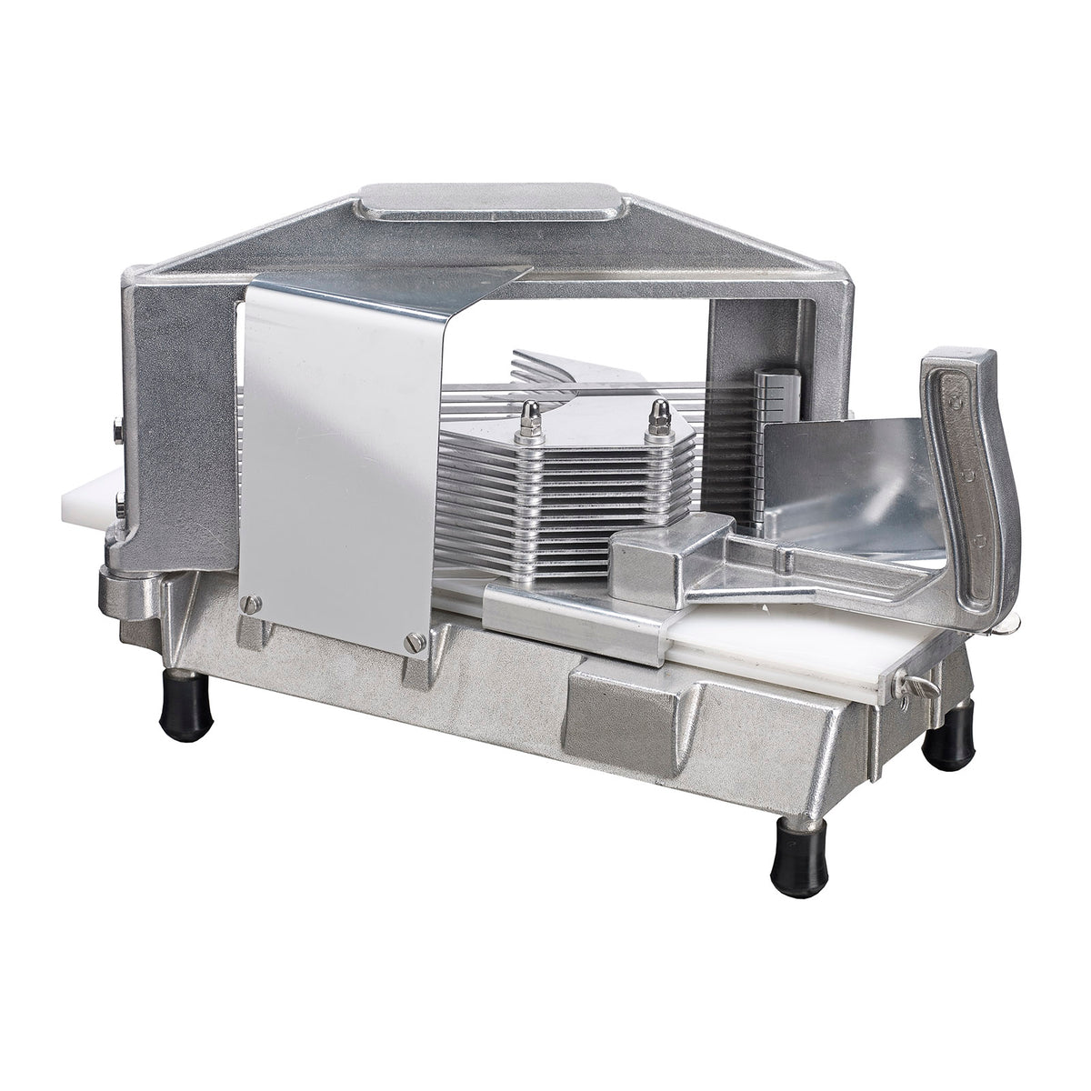 Winco TTS-188 Kattex Manual Tomato Slicer, 3/16" Straight Stainless Steel Blade, Cast Aluminum Frame