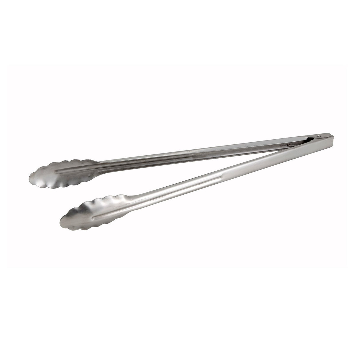 Winco UT-16HT 16" Stainless Steel Extra Heavy Weight Utility Tongs