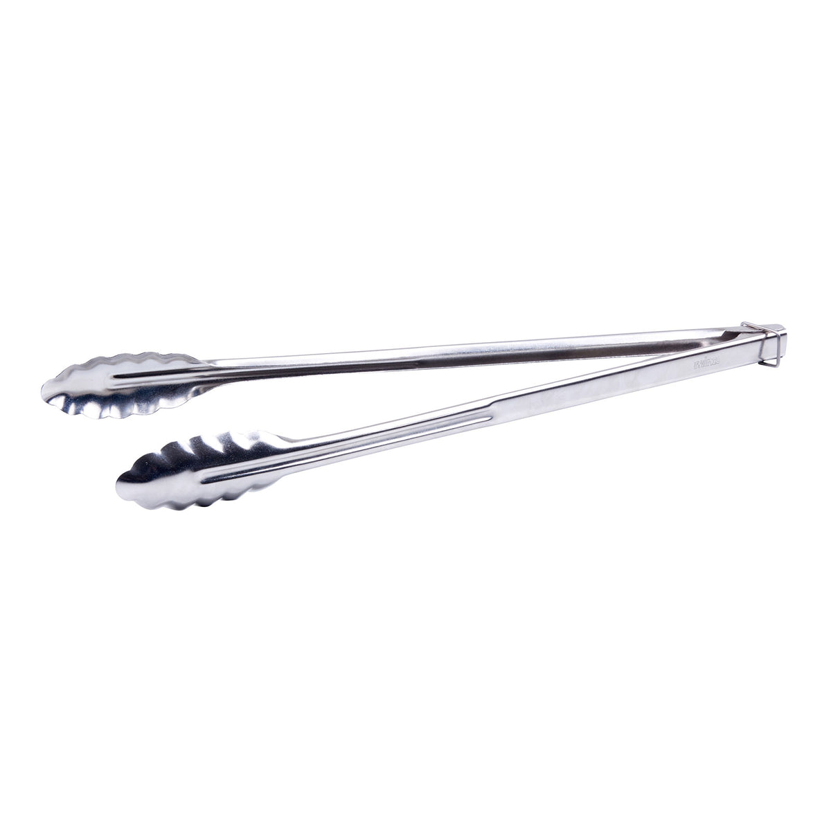 Winco UTLK-16 Utility Tongs, 16", with Locking Ring, Coil Spring, 0.9 mm Thick
