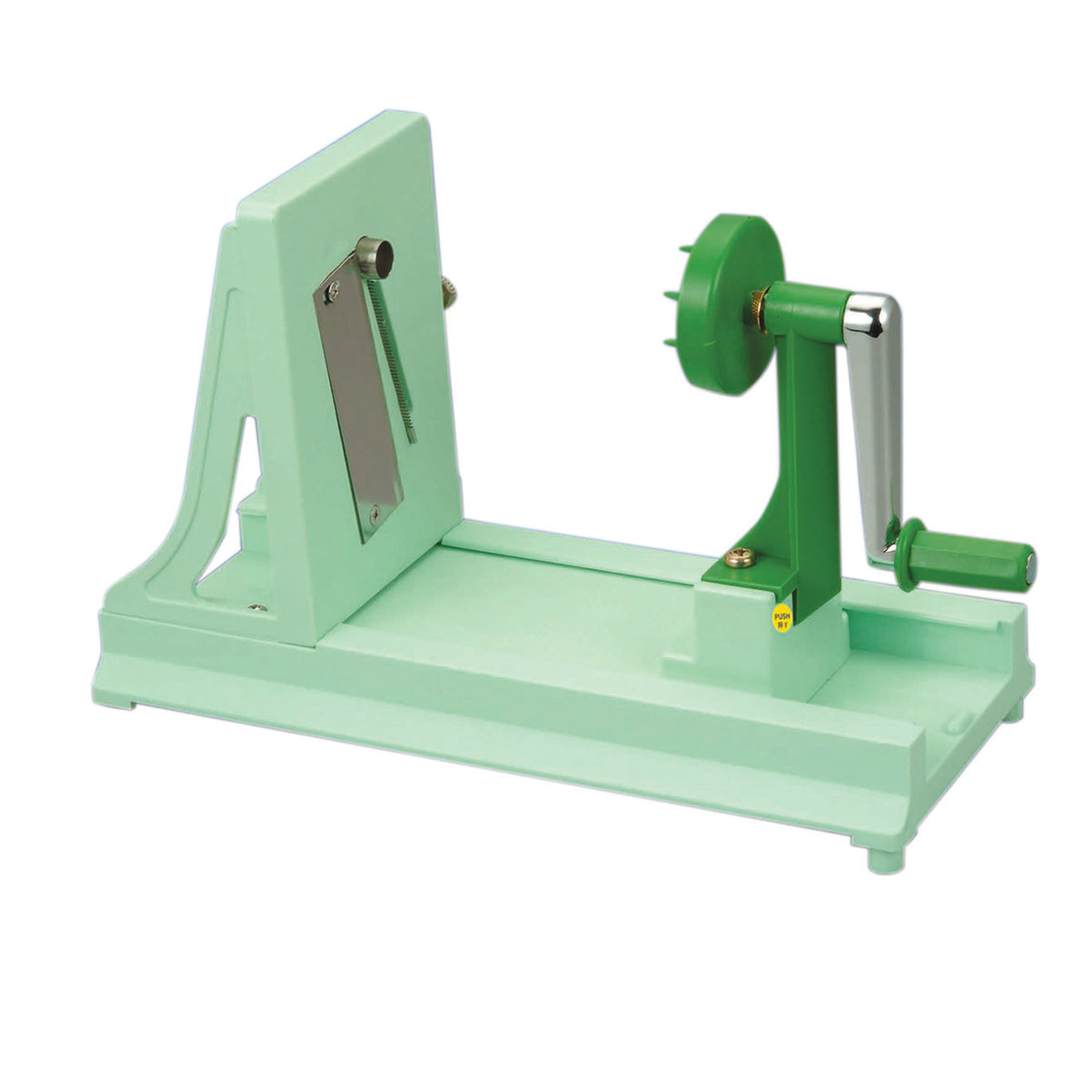 Winco VTS-3G French Fry Turning Slicer, Built-In Blade, Interchangeable Julienne Blades, Alum Housing, Manual | aluminum housing