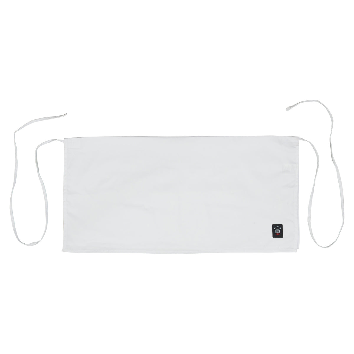Winco WA4-3417W Four-Way Apron, 34"L X 17"W, Machine Wash And Dry, white | poly/cotton