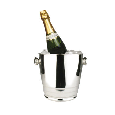 Winco WB-4HV Wine Bucket, 4 qt., 8" Dia. X 10"H, Deluxe, Stainless Steel