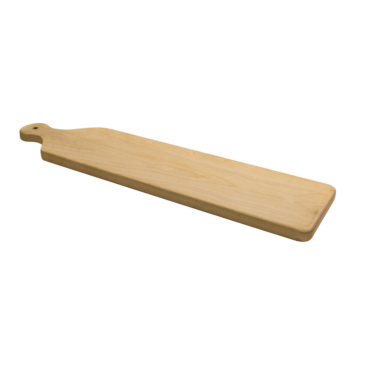 Winco WCB-225 22 1/2" x 5 1/2" x 3/4" French Bread Serving Board w/ Handle | wood