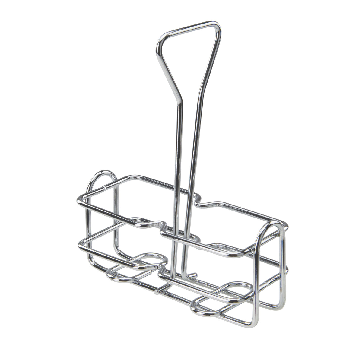 Winco WH-3 Oil and Vinegar Holder - Holds (2) 6 oz. Containers (G-104) | chrome plated