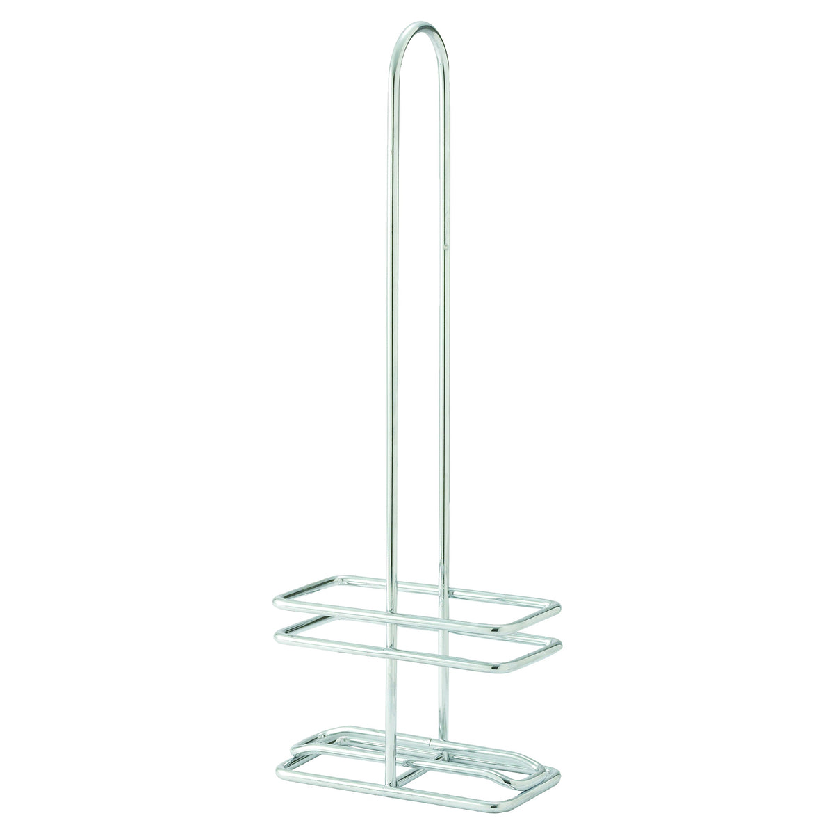 Winco WH-8 Chrome Plated Oil / Vinegar Cruet Rack for 8 oz. Square Bottles (GOB-8) | 0" Wide