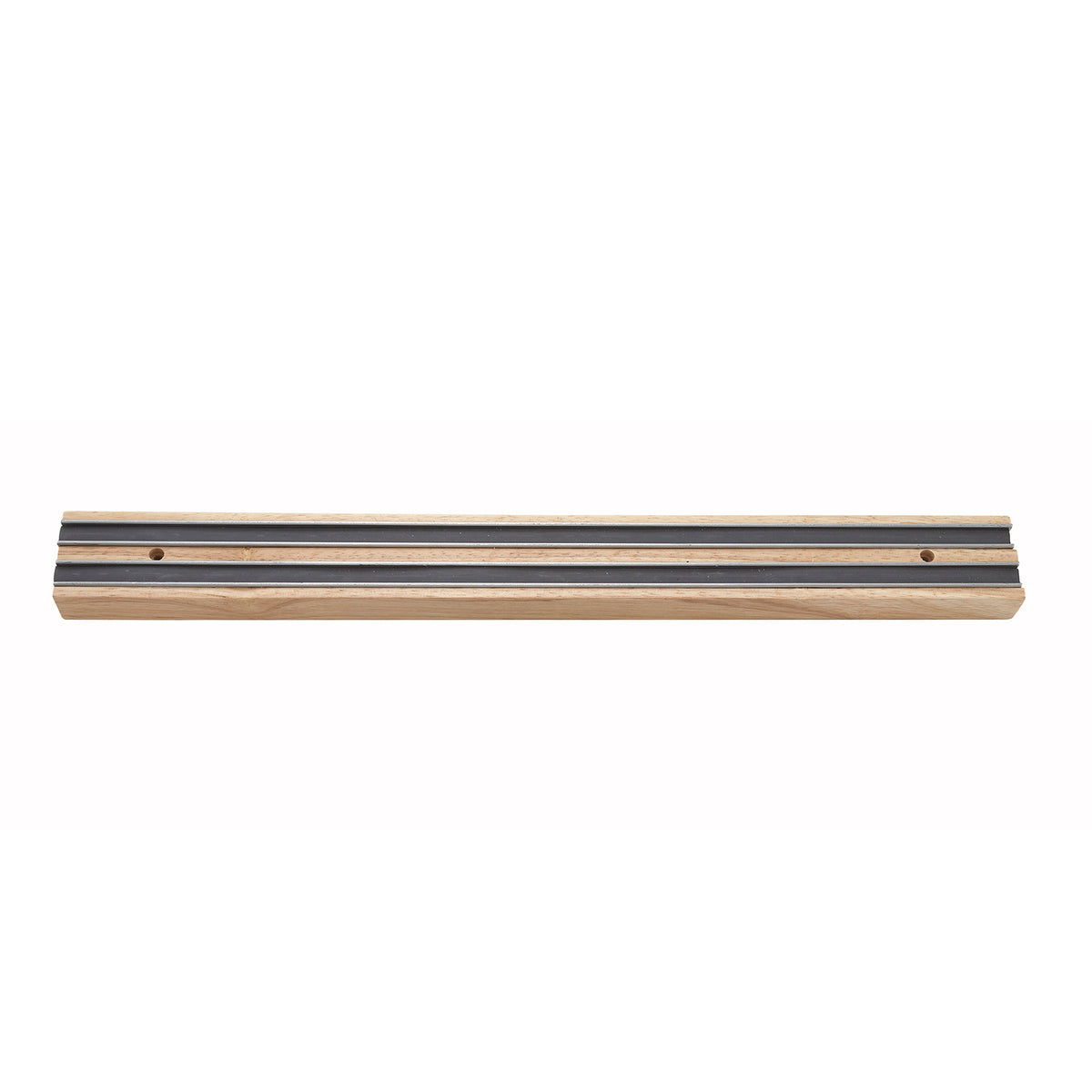 Winco WMB-18 18" Magnetic Knife Bar / Holder, Wooden Base