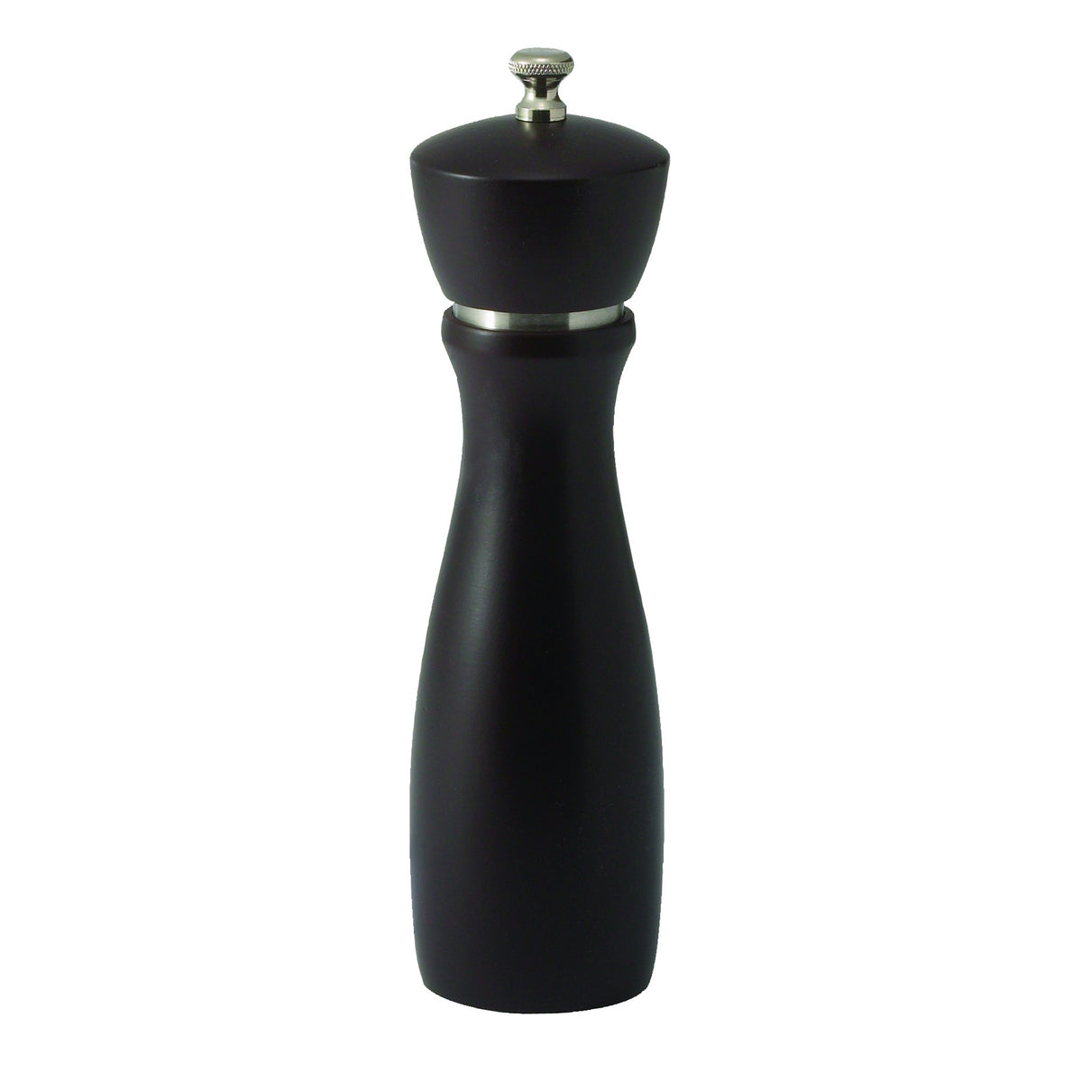 Winco WPM-8CD 8" Maestro Modern Pepper Mill / Modern Espresso | wood