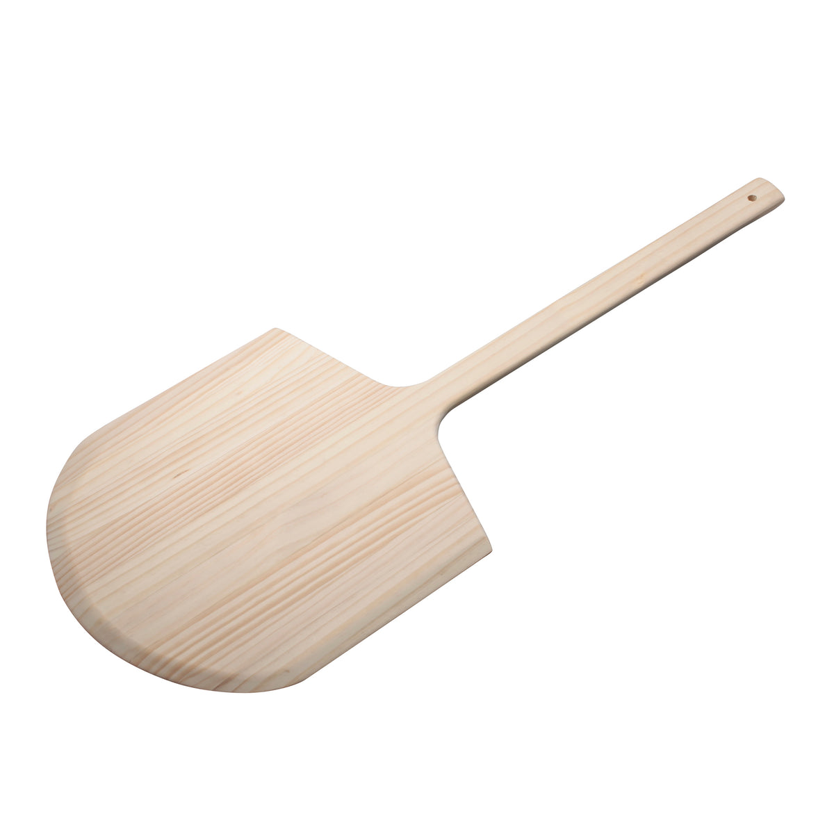 Winco WPP-1436 Wooden Pizza Peel with 14" x 16" Blade, 36" OAL