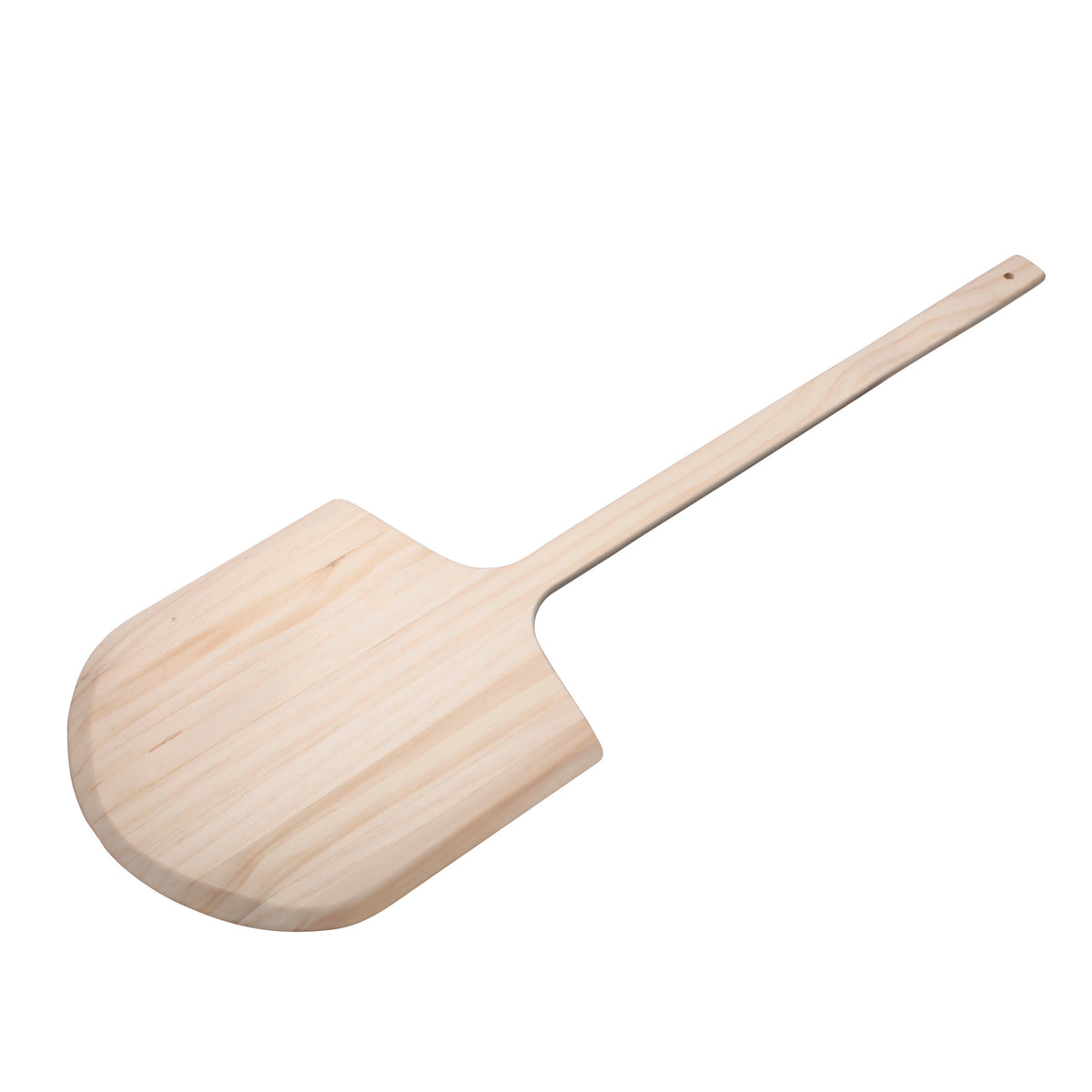 Winco WPP-1442 Wooden Pizza Peel with 14" x 15" Blade, 42" OAL