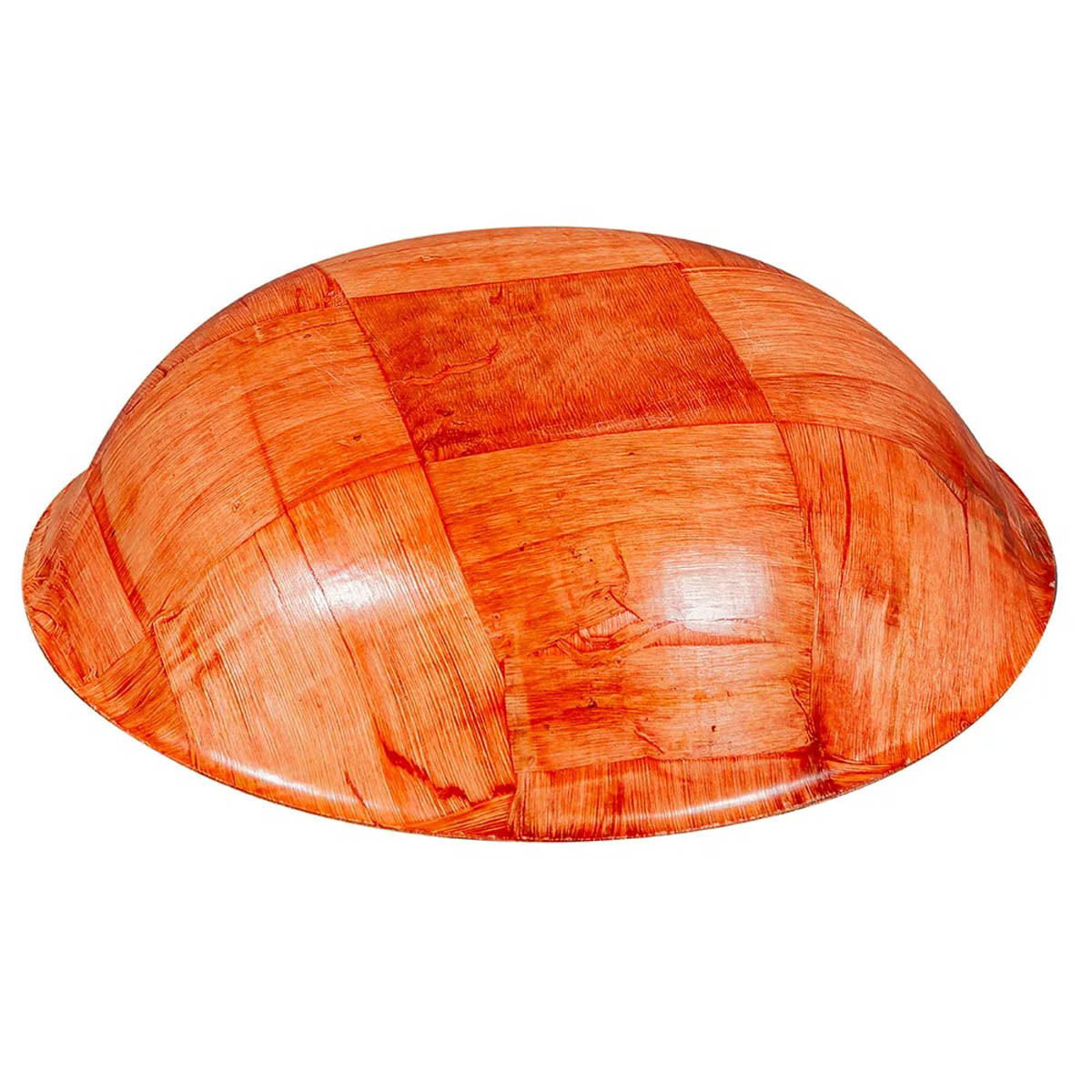 Winco WWB-8 8" Round Salad Bowl, Woven Wood