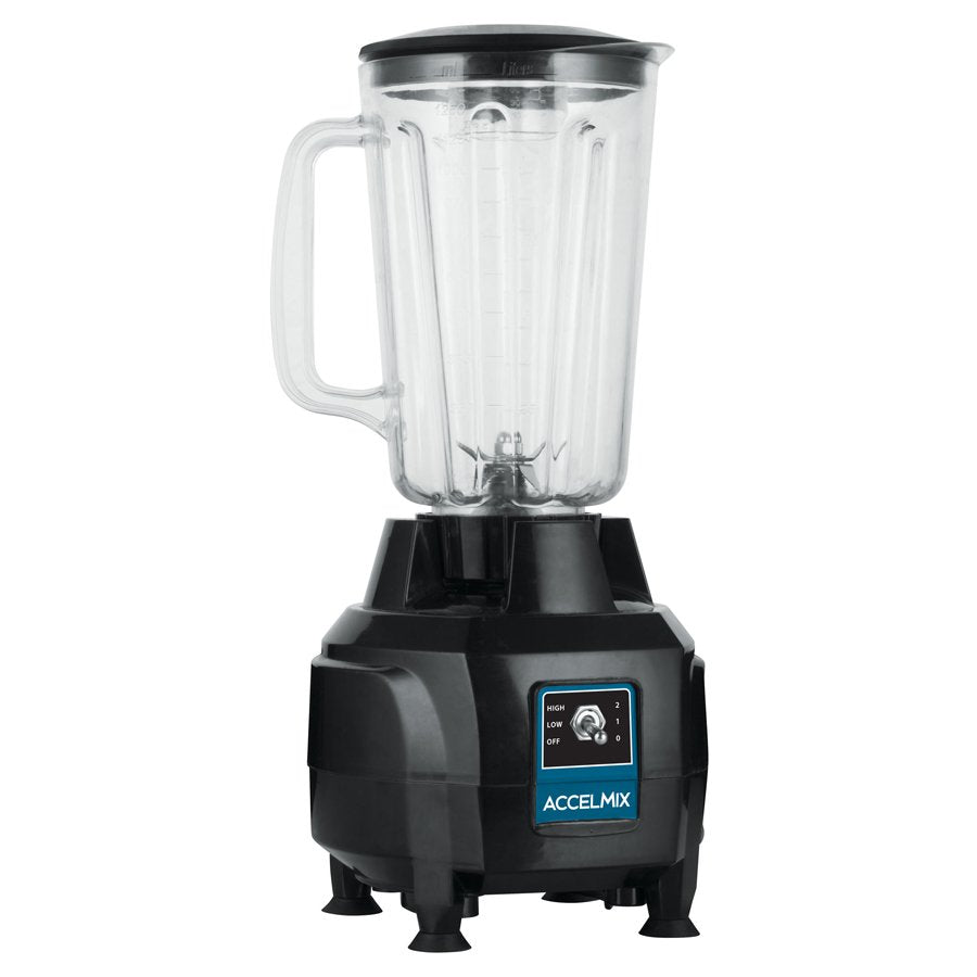 Winco XLB-44 44 Oz. Commercial Electric Accelmix 2-Speed Blender | 8" Wide