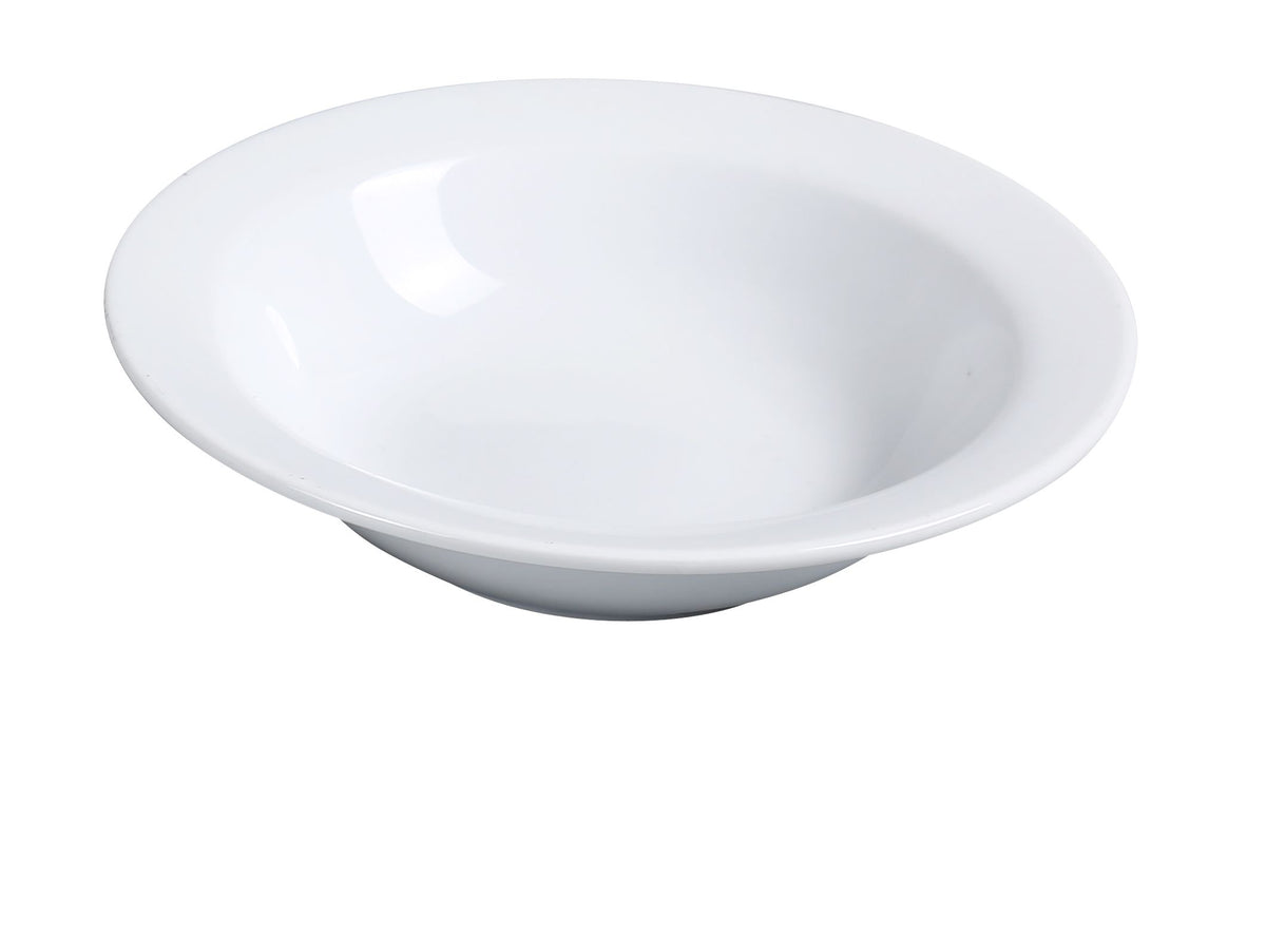 Yanco AC-10 - White Porcelain Grapefruit Bowl, 6-1/2" Diameter, 13 Oz Dishwasher Safe - Case of 36