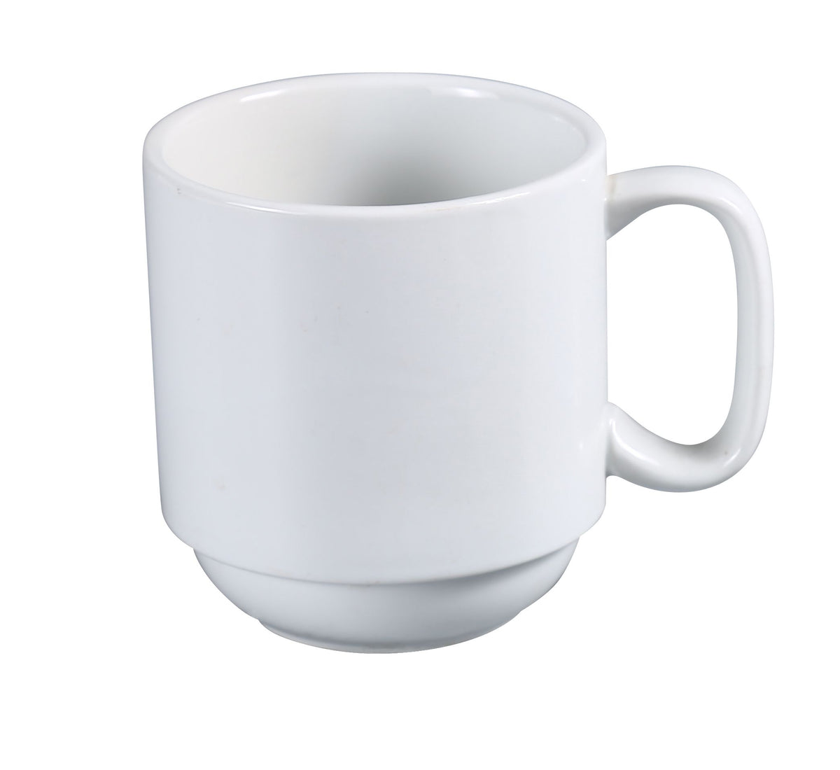 Yanco AC-16-P China Mug, 16 Oz Porcelain, 4" Dia. x 3-3/4" H, Dishwasher & Microwave Safe - Case of 36