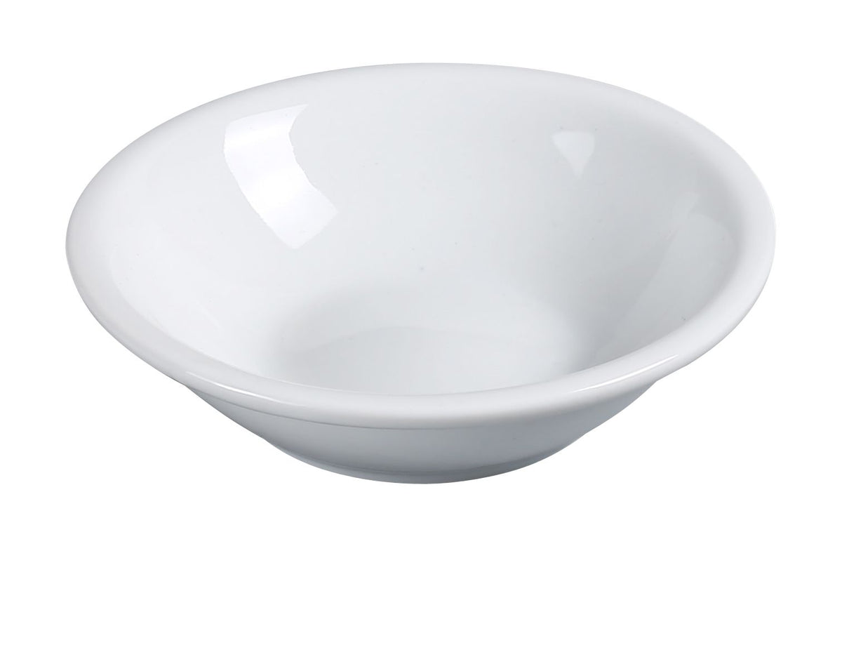 Yanco AC-32 - 4" White Porcelain Fruit Bowl, 3.5 oz, Round, Dishwasher & Microwave Safe - Case of 36