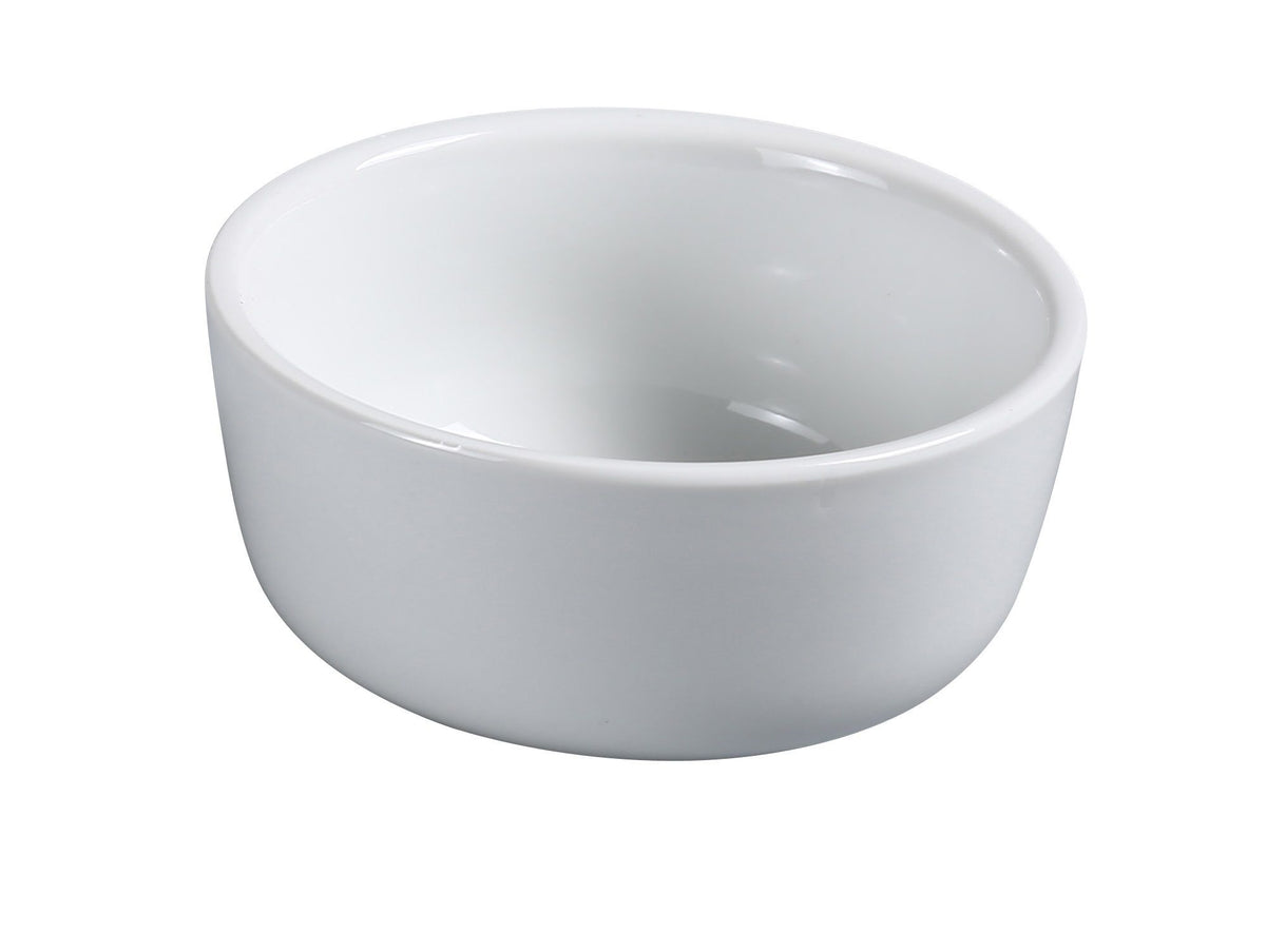 Yanco AC-95-J - Jung Round Bowl, 4-1/4" Dia, 9.5 Oz, Super White Porcelain, Dishwasher Safe - Case of 36