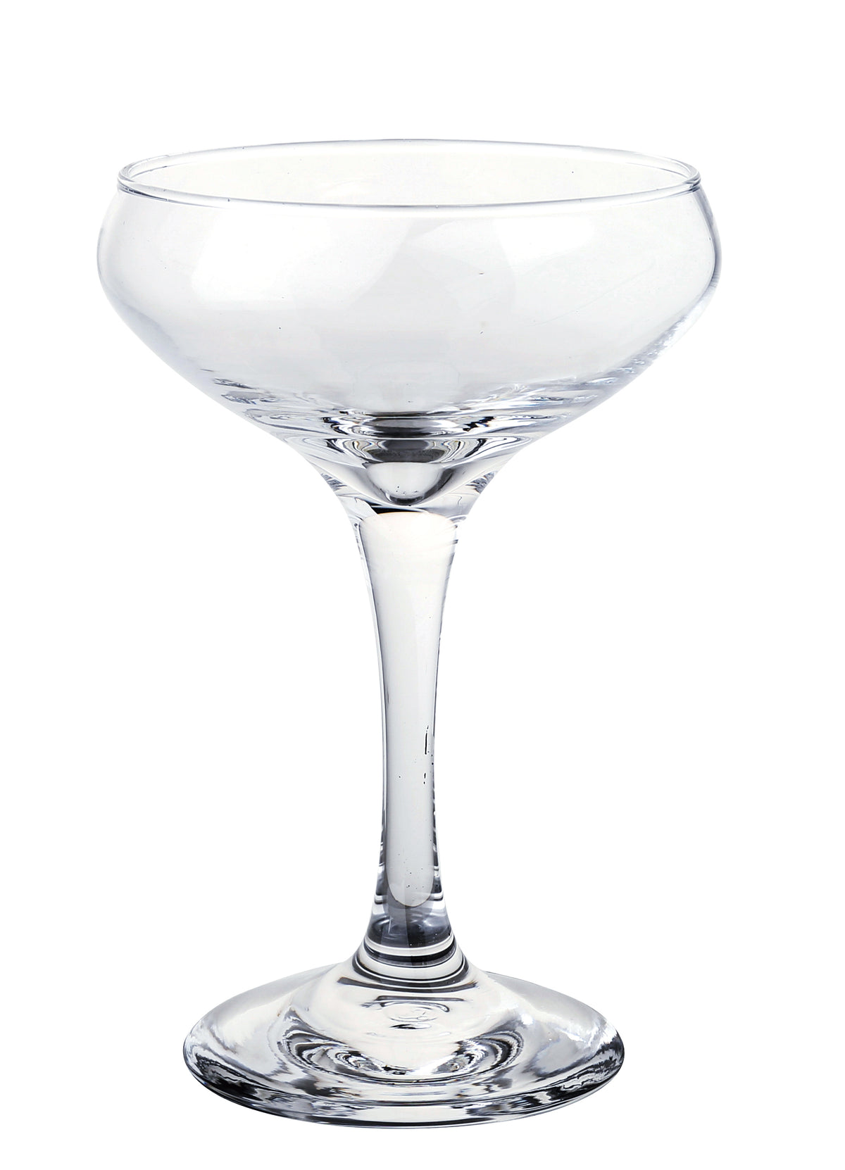 Yanco AS-408 Cocktail Coupe, 9 Oz, Stem Base, Lead-Free Glass, 3 3/4"W x 4 1/8"D x 6"H - Case of 24