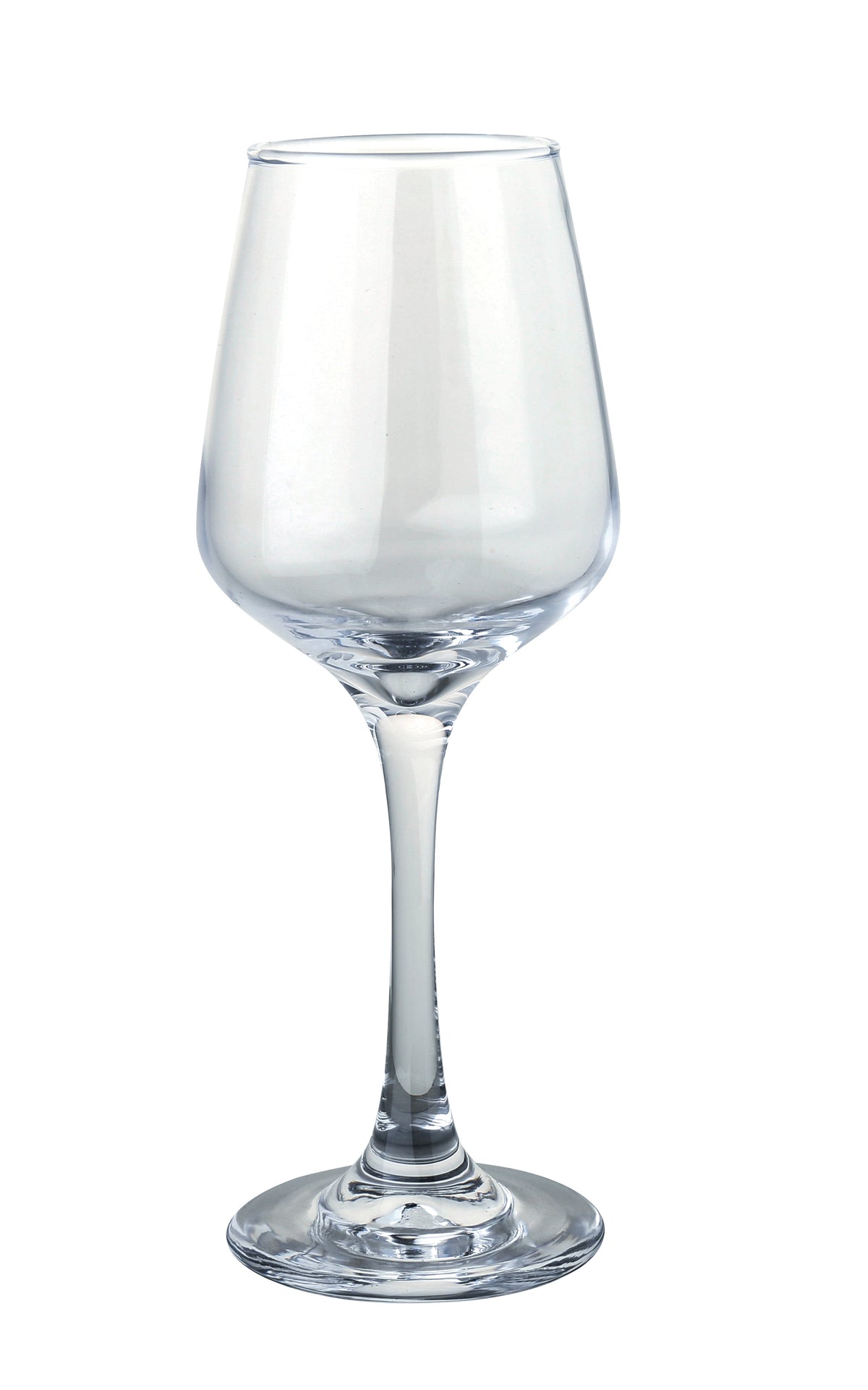 Yanco AS-708 Stemmed Wine Glass, 8.5 Oz Clear Lead-Free Crystal, 2 1/8" W x 3" D x 8" H - Case of 24