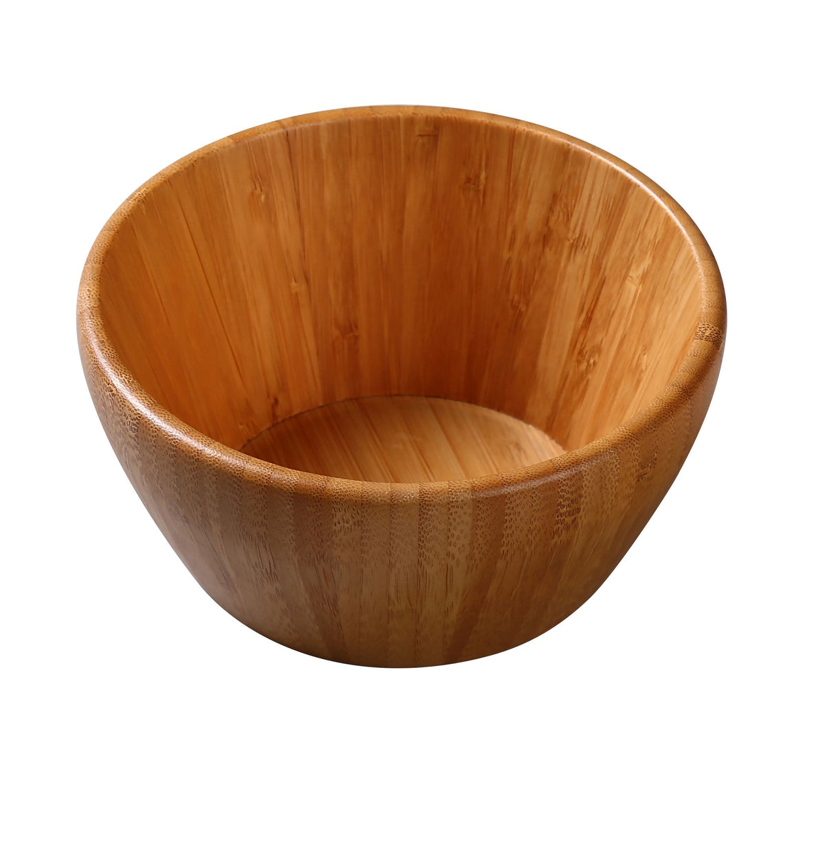 Yanco BB-205 - 15 oz Bamboo Round Bowl, 5-3/4" Diameter x 2-1/2" Height, Natural - Case of 12