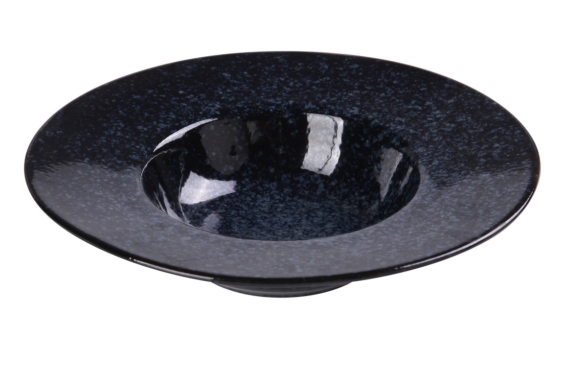 Yanco BL-611 - 16 oz Blue Porcelain General Plate 11-5/8" Dia 2-1/8" Dishwasher/Oven Safe - Case of 12