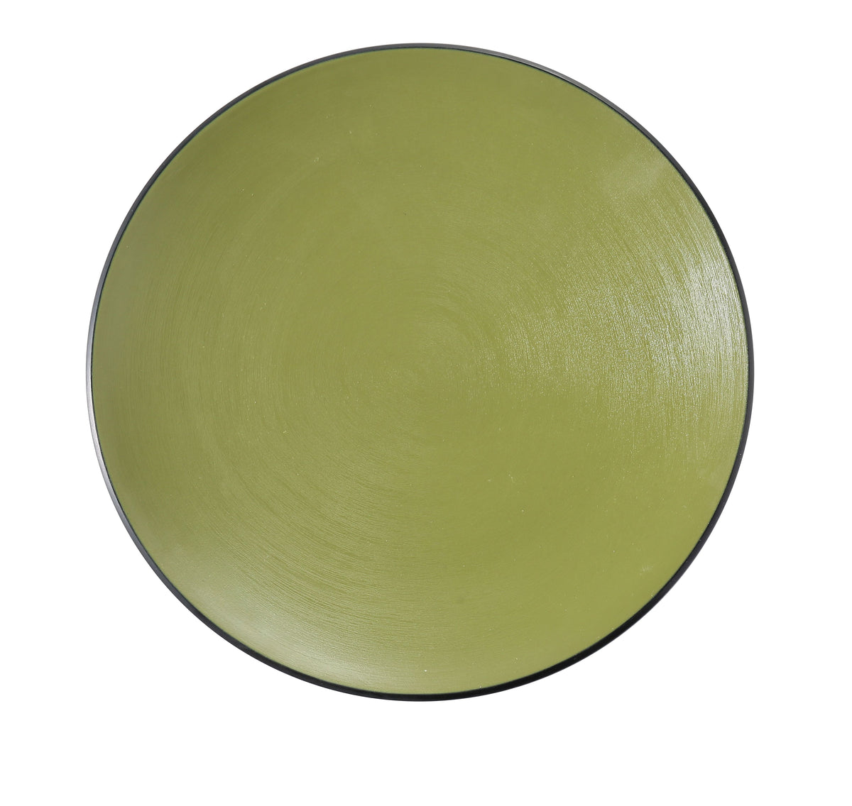 Yanco BM-107GR - Melamine Plate, 7.5" Diameter, Gray & Birmingham Green, Dinnerware - Case of 48