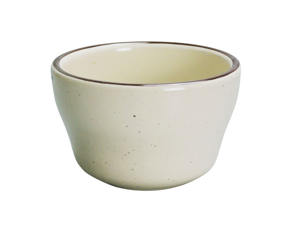 Yanco BR-4 - Brown Speckled Ceramic Bouillon Cups, 7-1/4 oz (4" Dia.), Dishwasher Safe - Case of 36