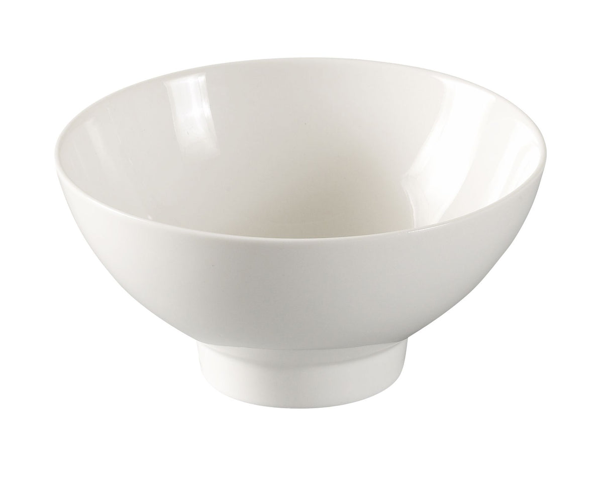 Yanco FU-806 - 6" Round Bone White Porcelain Bowl, 18 oz, Dishwasher Oven Microwave Safe - Case of 36
