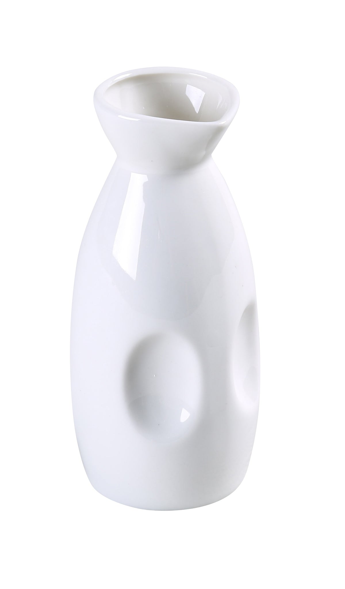Yanco FU-907 - Fuji Wine Sake Port, 7.5 oz (1-3/4" Dia x 5-3/4" H), Porcelain, Safe - Case of 36