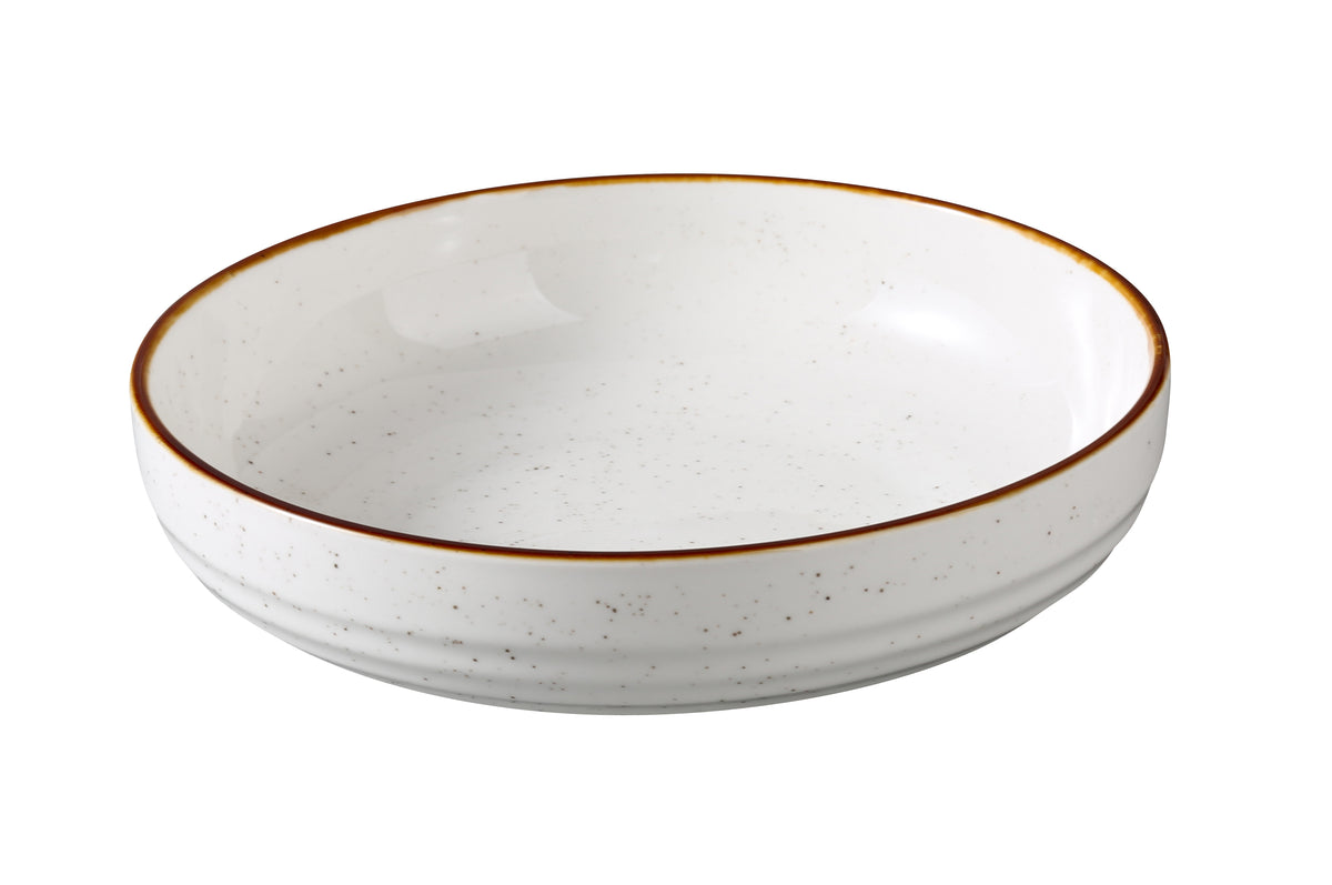 Yanco GL-508 Glory Bowl, 35 Oz White China, General Use, 8 1/2" Dia x 2 1/8" H - Case of 12