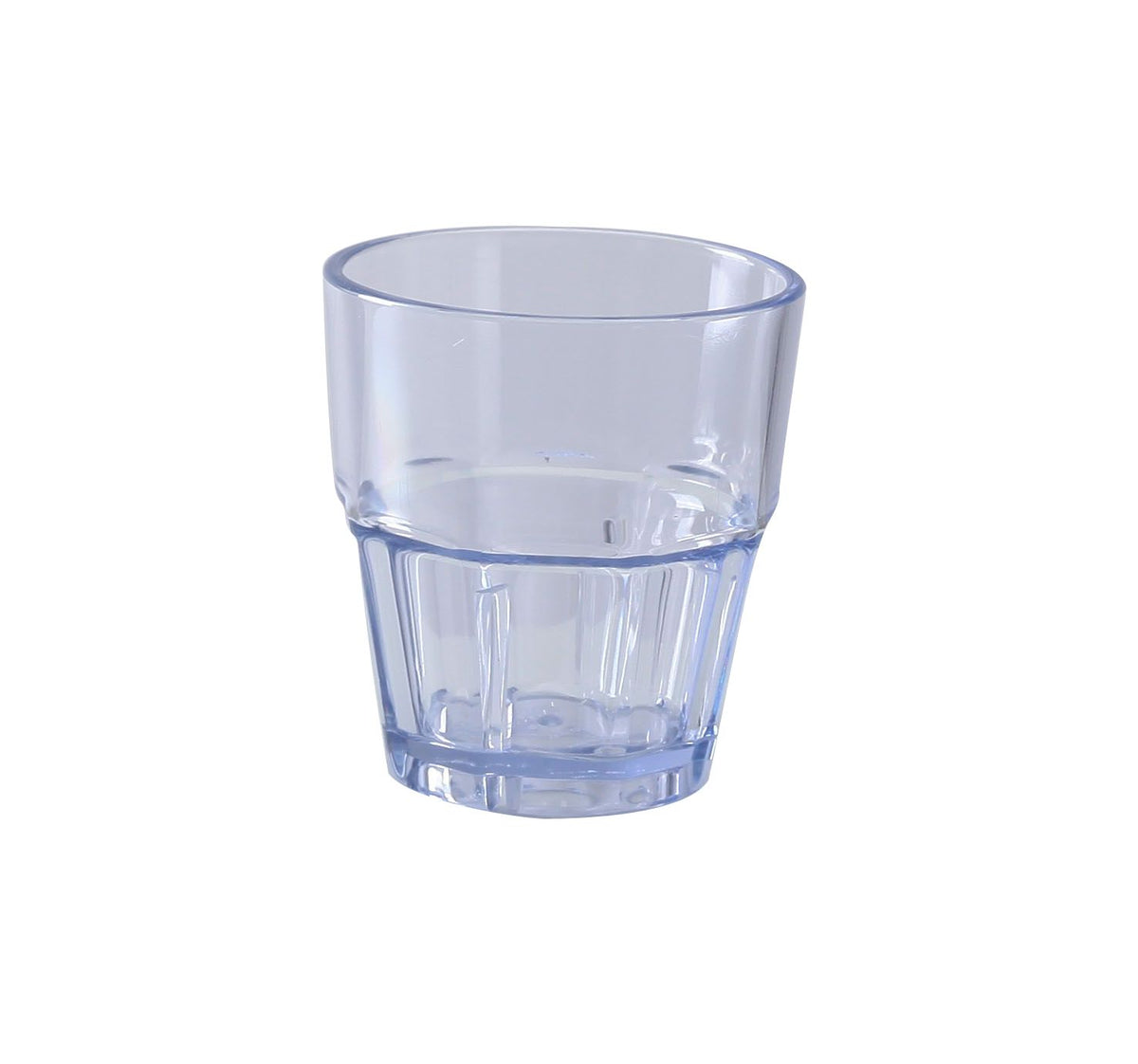 Yanco HA-005 - Hawaii Rocks Plastic Barware, 5-Oz Clear SAN Plastic, 2-3/4" Dia x 3" H, 1 Dozen - Case of 72