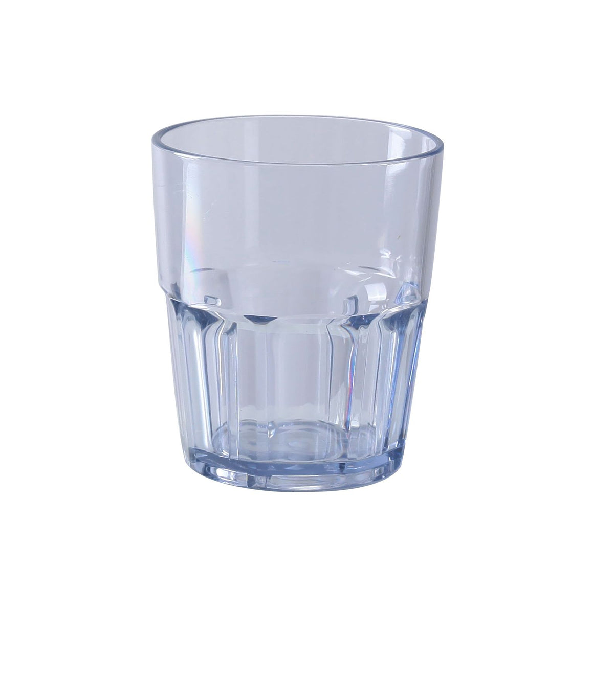 Yanco HA-012 12 Oz Clear SAN Plastic Rocks, 3-1/2" Diameter x 4" Height, Hawaii Style - Case of 72