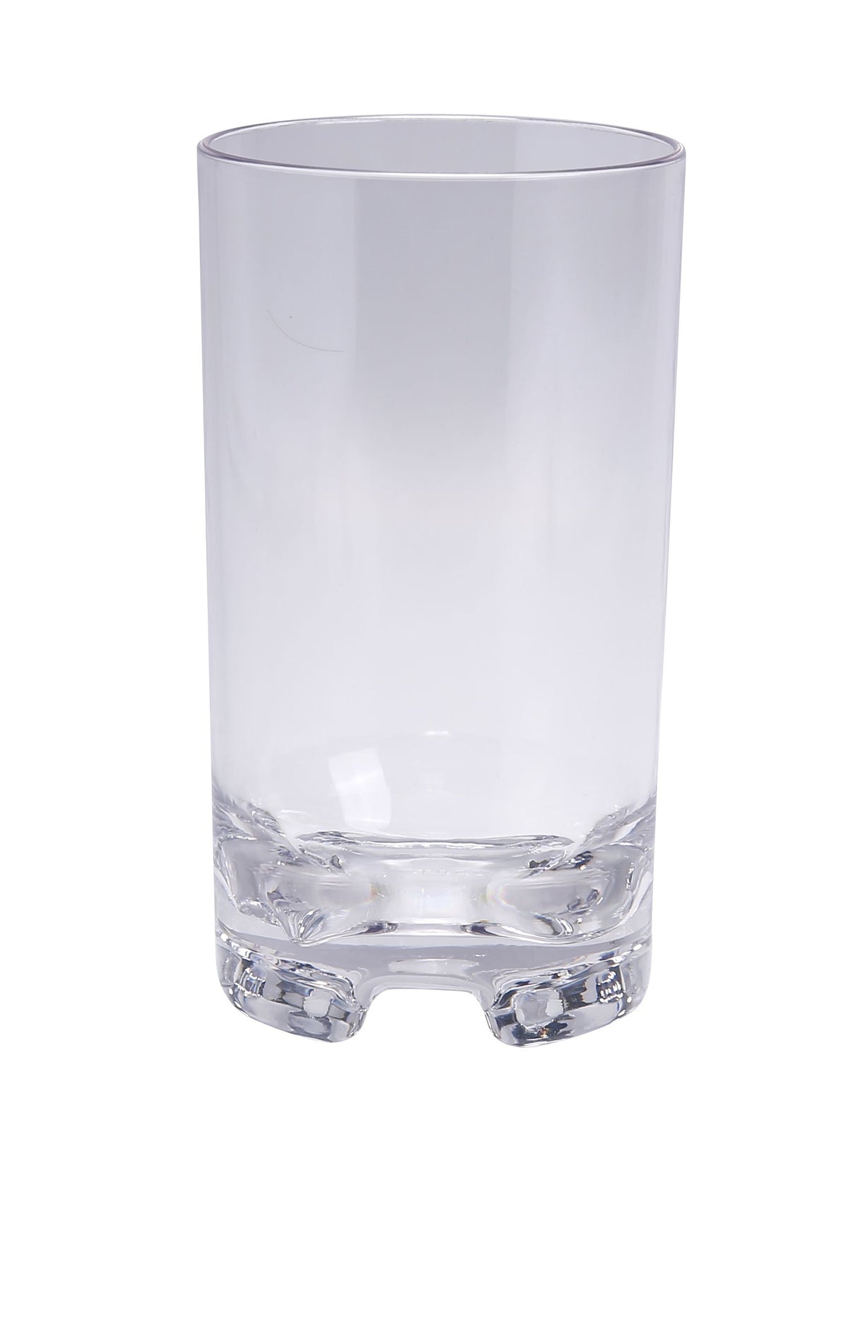 Yanco HA-314 Hawaii Glass, 14 Oz Clear SAN Plastic, 3" Dia x 5-1/2" H, Dishwasher Safe - Case of 24