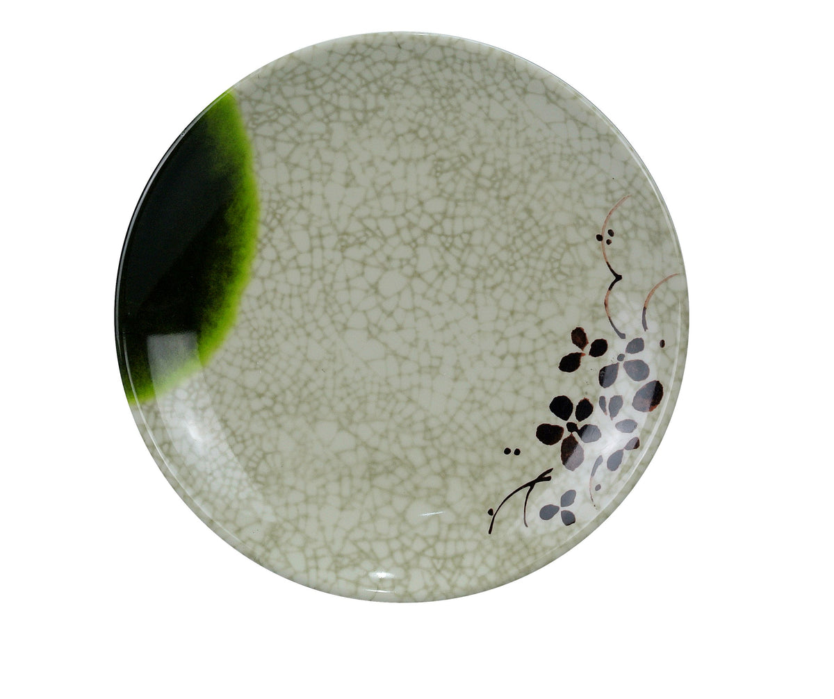 Yanco HO-1312 - 12" Melamine Honda Plate, 12" Diameter Coupe, Dishwasher Safe - Case of 12