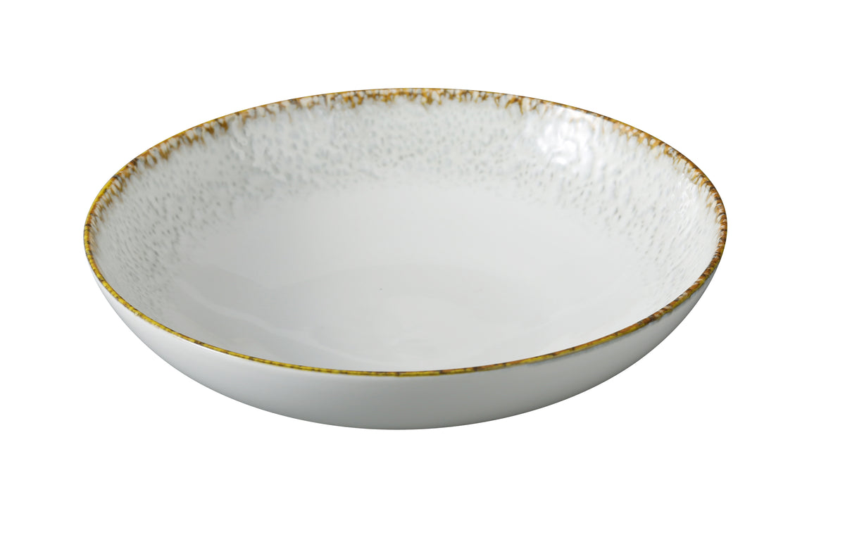 Yanco IB-310 Iris Blue China Bowl, 10"-1/4 x 2"-1/2, 60 oz, Dishwasher & Microwave Safe - 1 Dozen - Case of 12