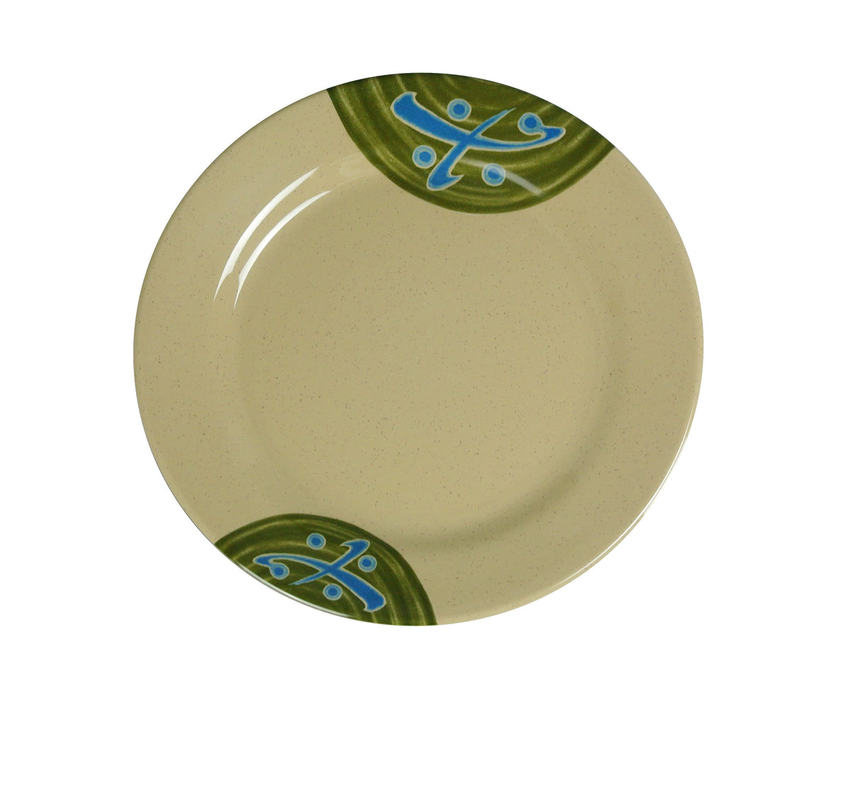 Yanco JP-1007 Japanese Round Plate, 7" Diameter, Melamine, Dishwasher Safe - Case of 48