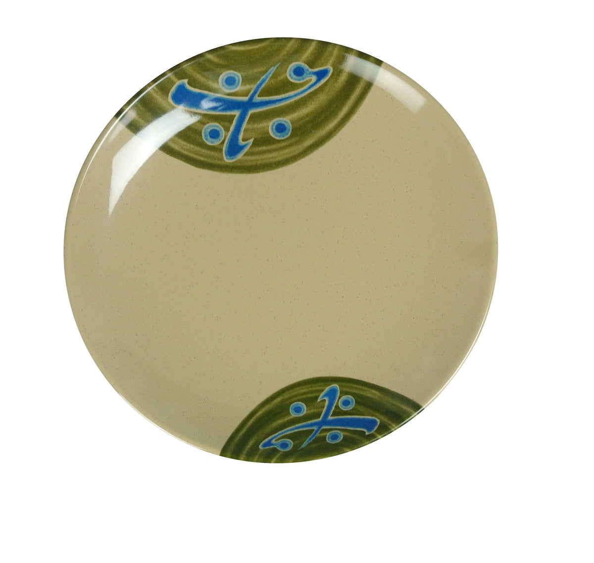 Yanco JP-1312 Japanese Plate 12" Round Coupe Melamine Dishwasher Safe 10"-12" Dia Plate - Case of 12