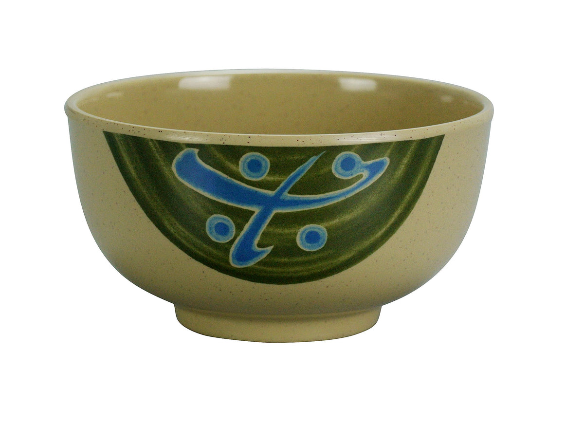 Yanco JP-5050 Japanese Soup Bowl, 14 oz 5" Dia x 2-3/4" H, Round Melamine, Dishwasher Safe - Case of 48