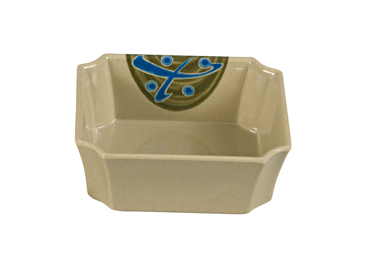 Yanco JP-5149 Melamine Square Side Dish Bowl, 5-1/4" L x 5-1/4" W x 2" H, 24 oz (3/4 Qt) - Case of 48