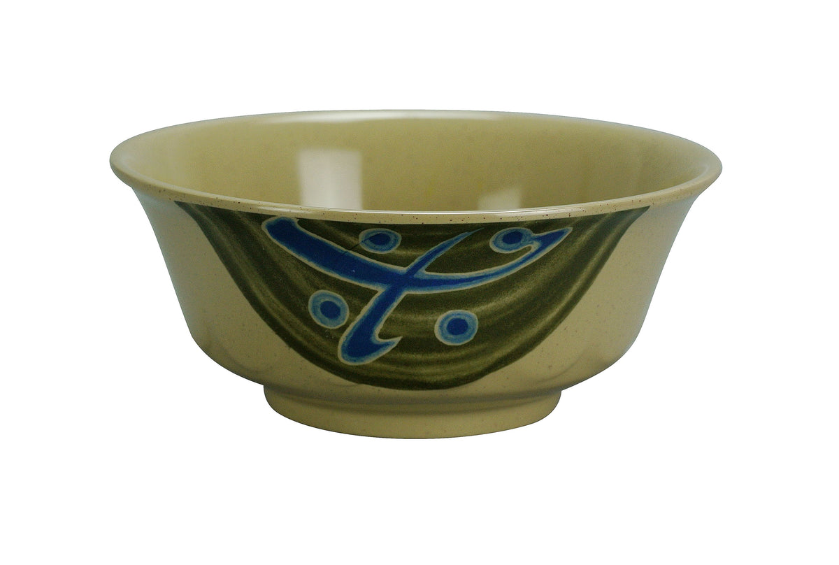 Yanco JP-5285 Japanese Noodle Bowl, 42 Oz 1 Qt, 8" x 3-1/4" Melamine, Dishwasher Safe - Case of 24