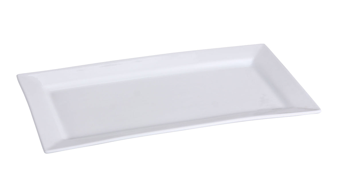 Yanco LK-212 Lion King Plate, 12" x 7" Bone White China, Dishwasher & Microwave Safe - Case of 12
