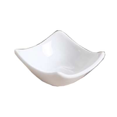 Yanco LK-303 Lion King Sauce Dish 3oz 3" x 3" White China Dishwasher/Oven/Microwave Safe - Case of 48